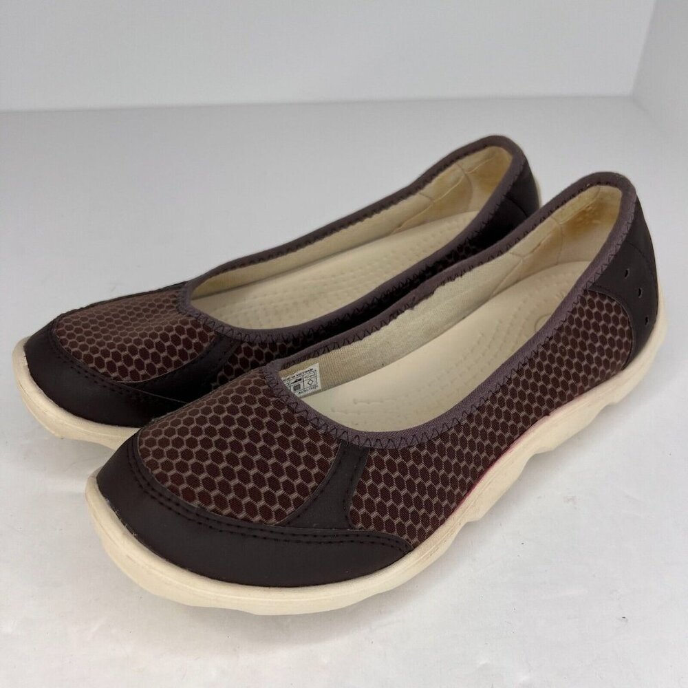 Comfortable Brown Slip-On Women's Casual Flats